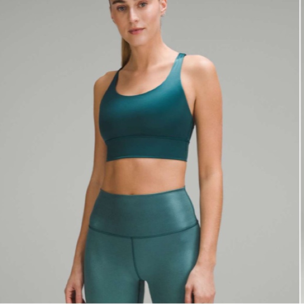 Lululemon Energy Longline Bra *Medium Support, B-D Cups Foil